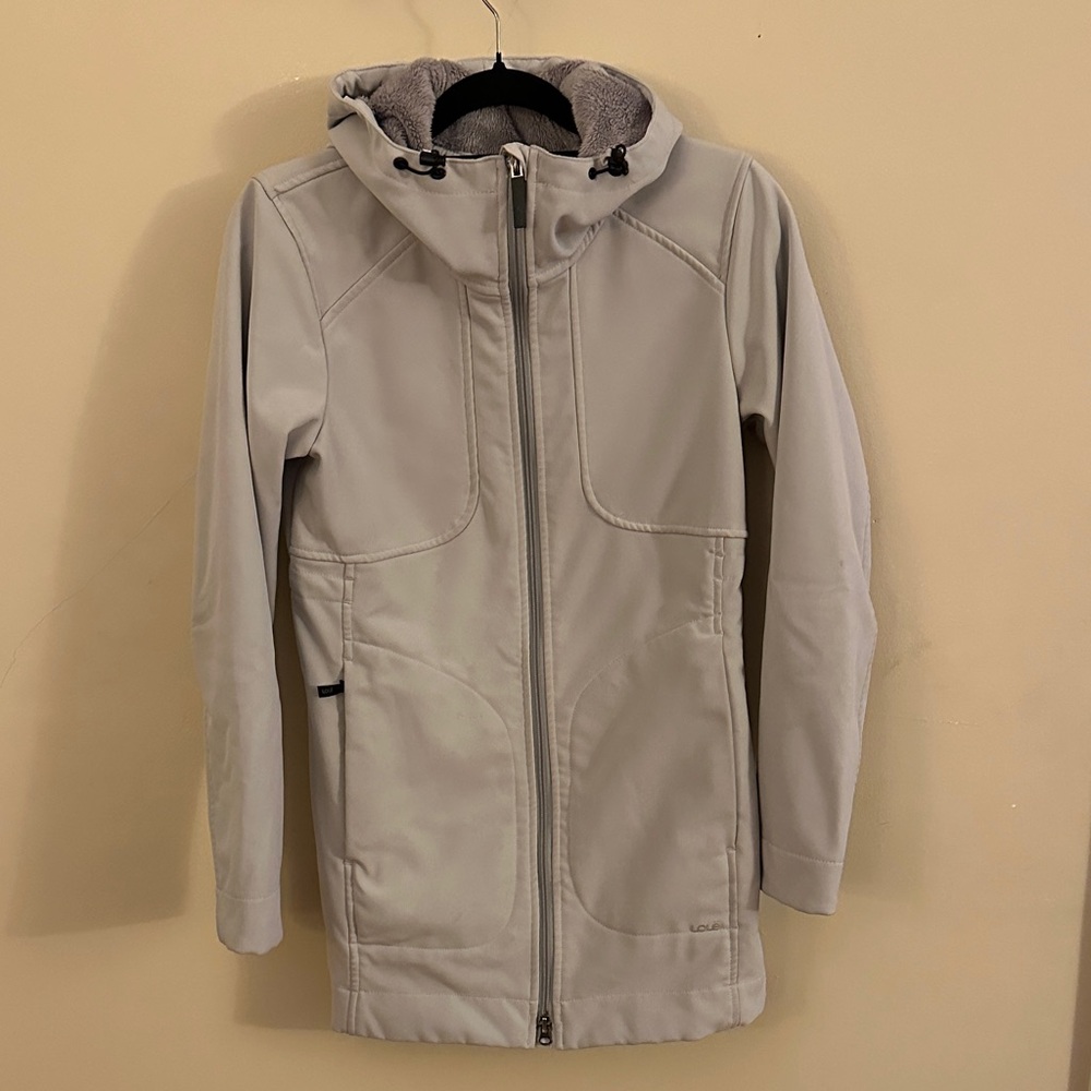 Lole Light Gray Hooded Jacket